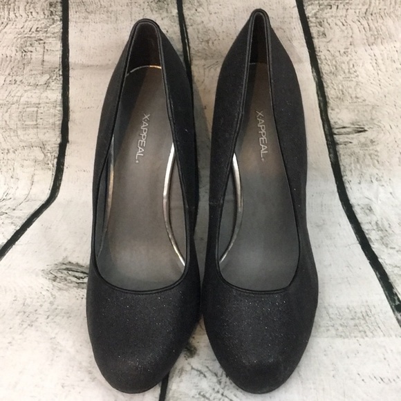 X Appeal Shoes - Cute X appeal glittery heels